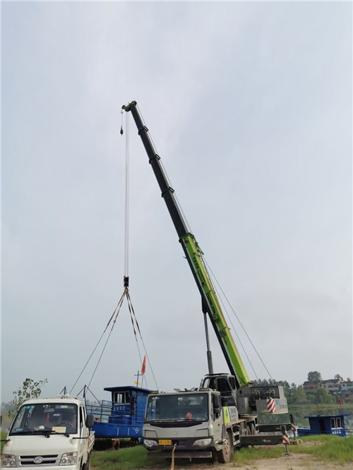 潮安区桥梁建设吊装案例